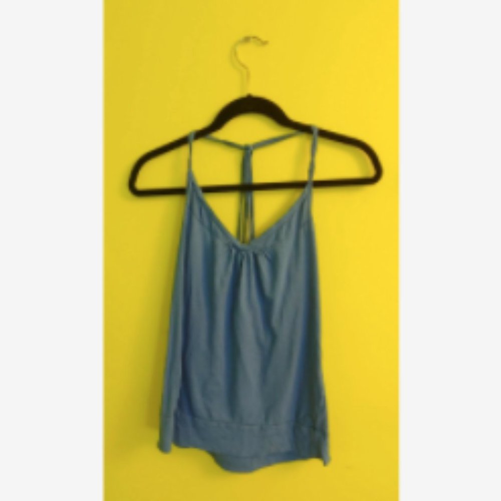 Garage blue racerback cami